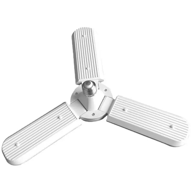 Світлодіодні складні лампи з трьома лопатями LED bulb 60W в патрон Е27 • Лампочка складна 3 лопаті світлодіодна E27 Fan blade bulb