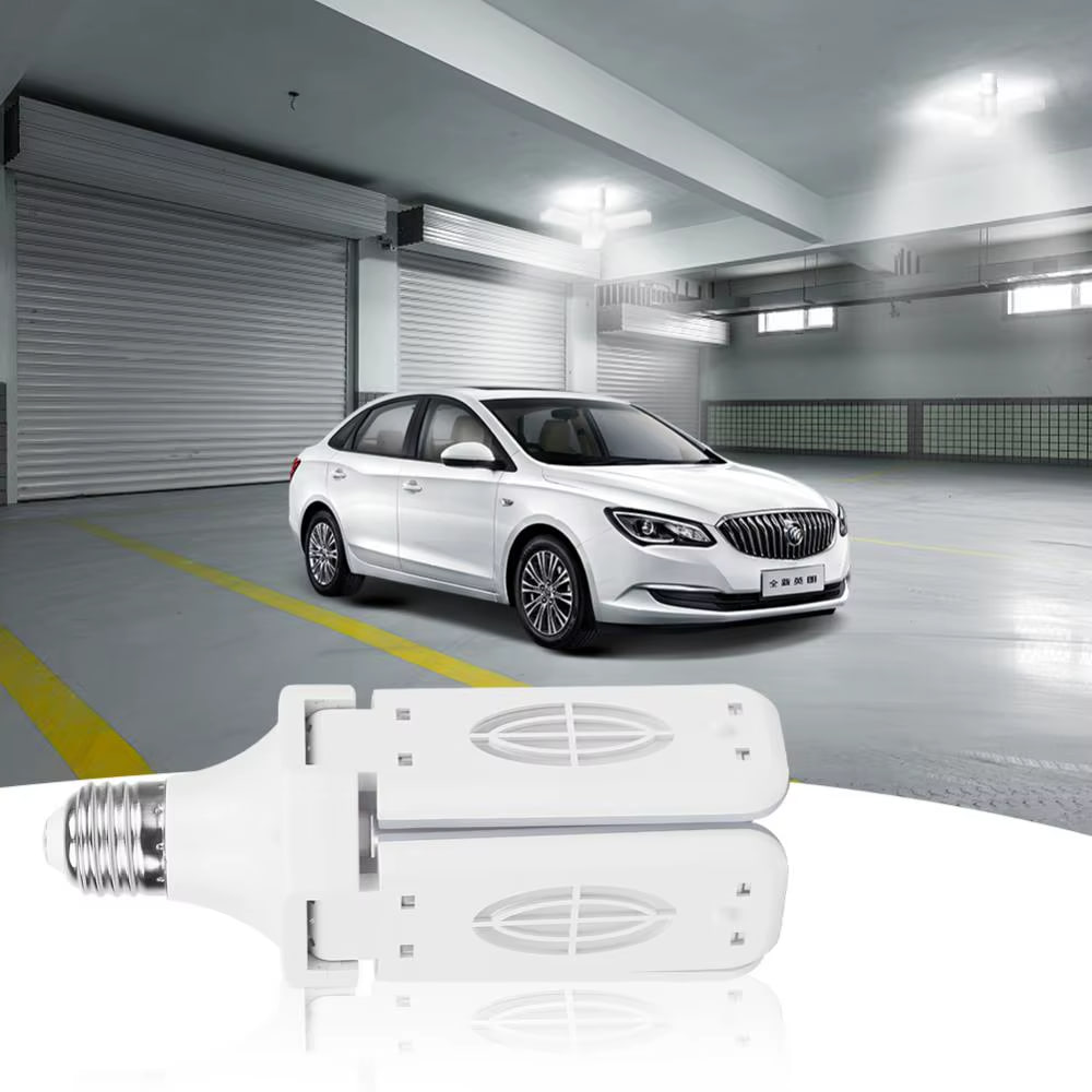 Світлодіодні складні лампи з трьома лопатями LED bulb 60W в патрон Е27 - мініатюра 9