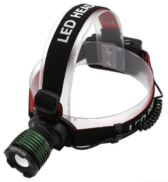 Багатофункціональний налобний ліхтар Police BL-6968-T6 для риболовлі - мініатюра 5