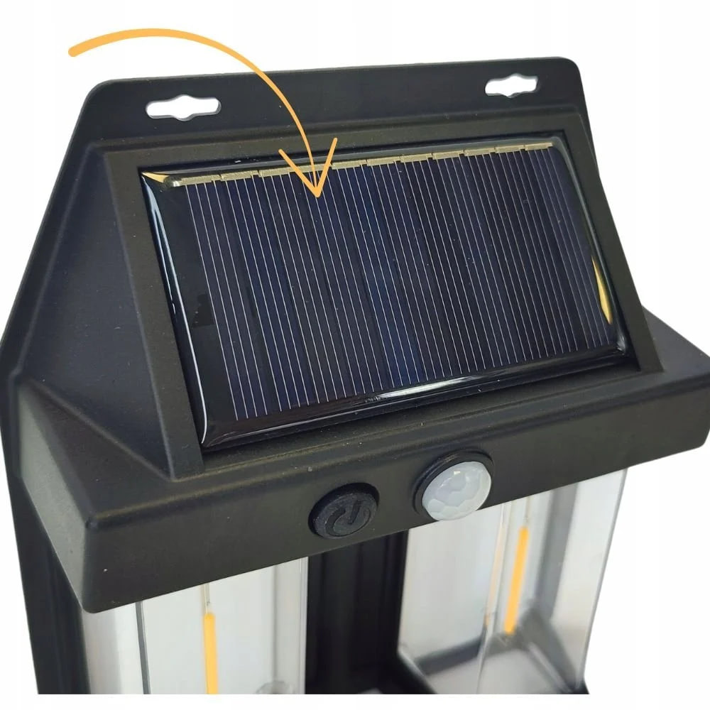 Ліхтар на сонячній батареї із датчиком руху Solar Wall Lamp COBA CB-228 - мініатюра 7