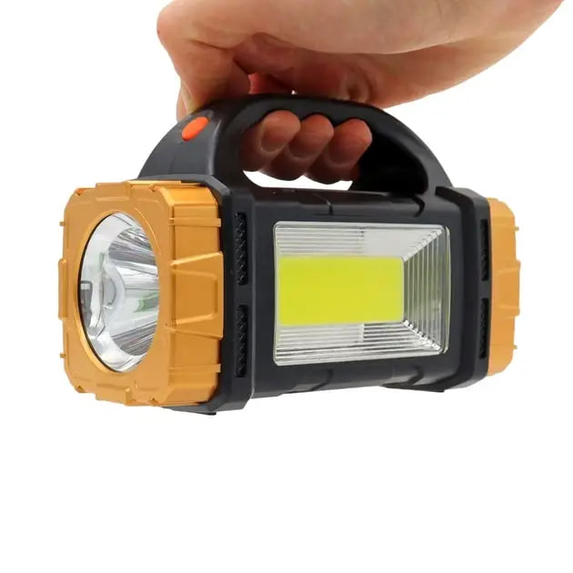 Ручний ліхтар-прожектор акумуляторний 1500 мАч GL-2289 з USB-зарядкою та сонячною панеллю - мініатюра 7