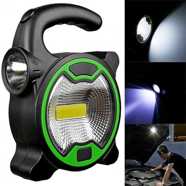 Компактний портативний прожектор BL-1808 для дому кемпінгу та автомобіля - мініатюра 8