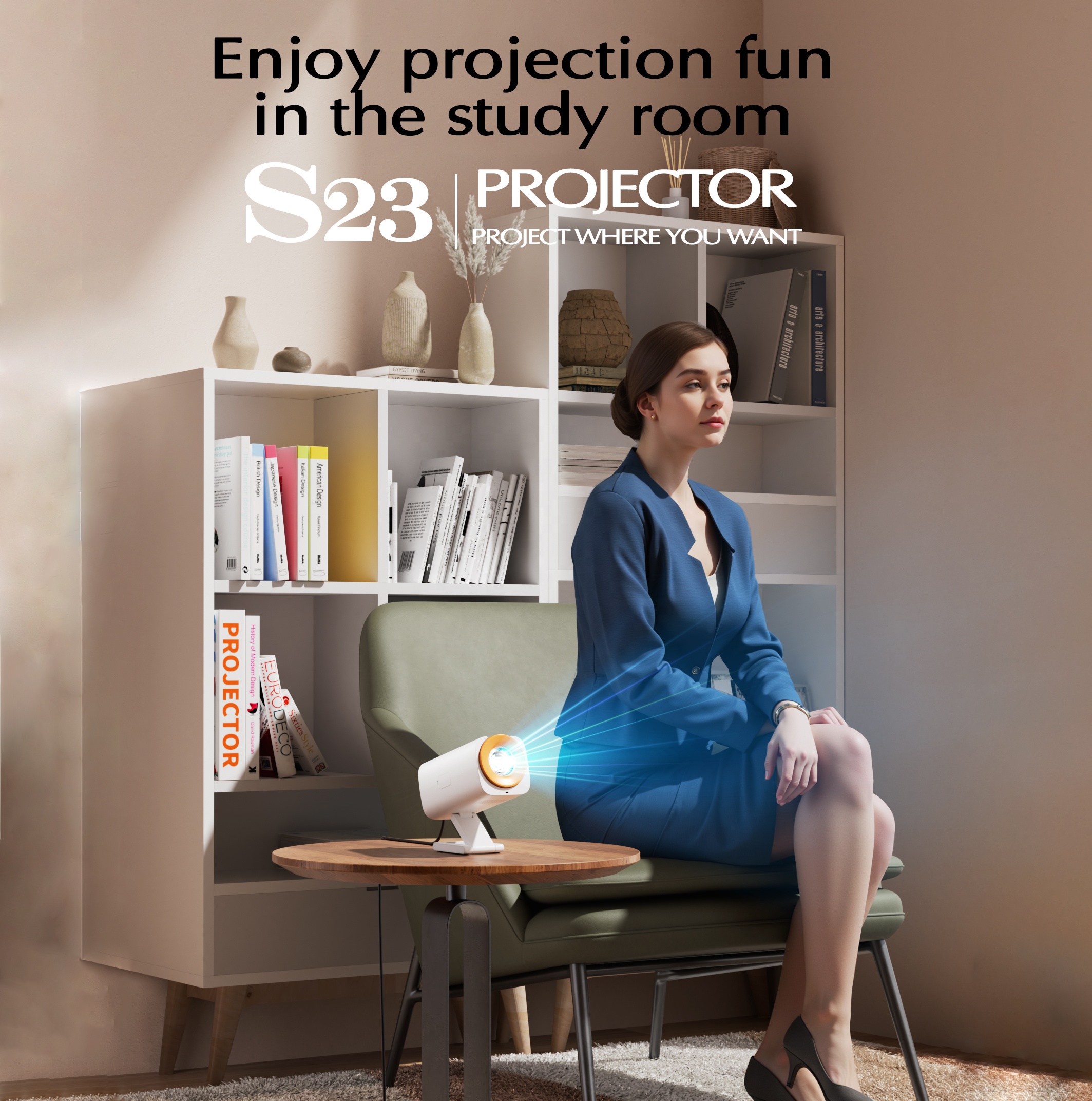 Проектор V16+ Android 13.0 8000 роздільна здатність 1080P - мініатюра 3