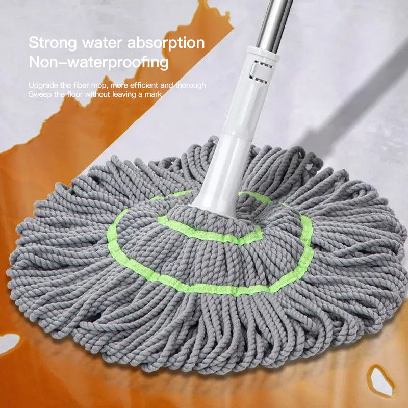 Кругла швабра для сухого та вологого прибирання що самовіджимається SHV-222 - мініатюра 2