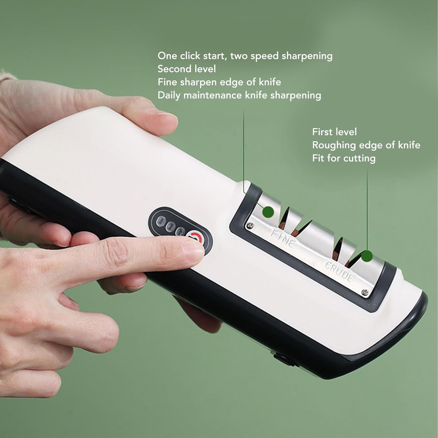 Електрична точилка для ножів і ножиць з акумулятором - мініатюра 8