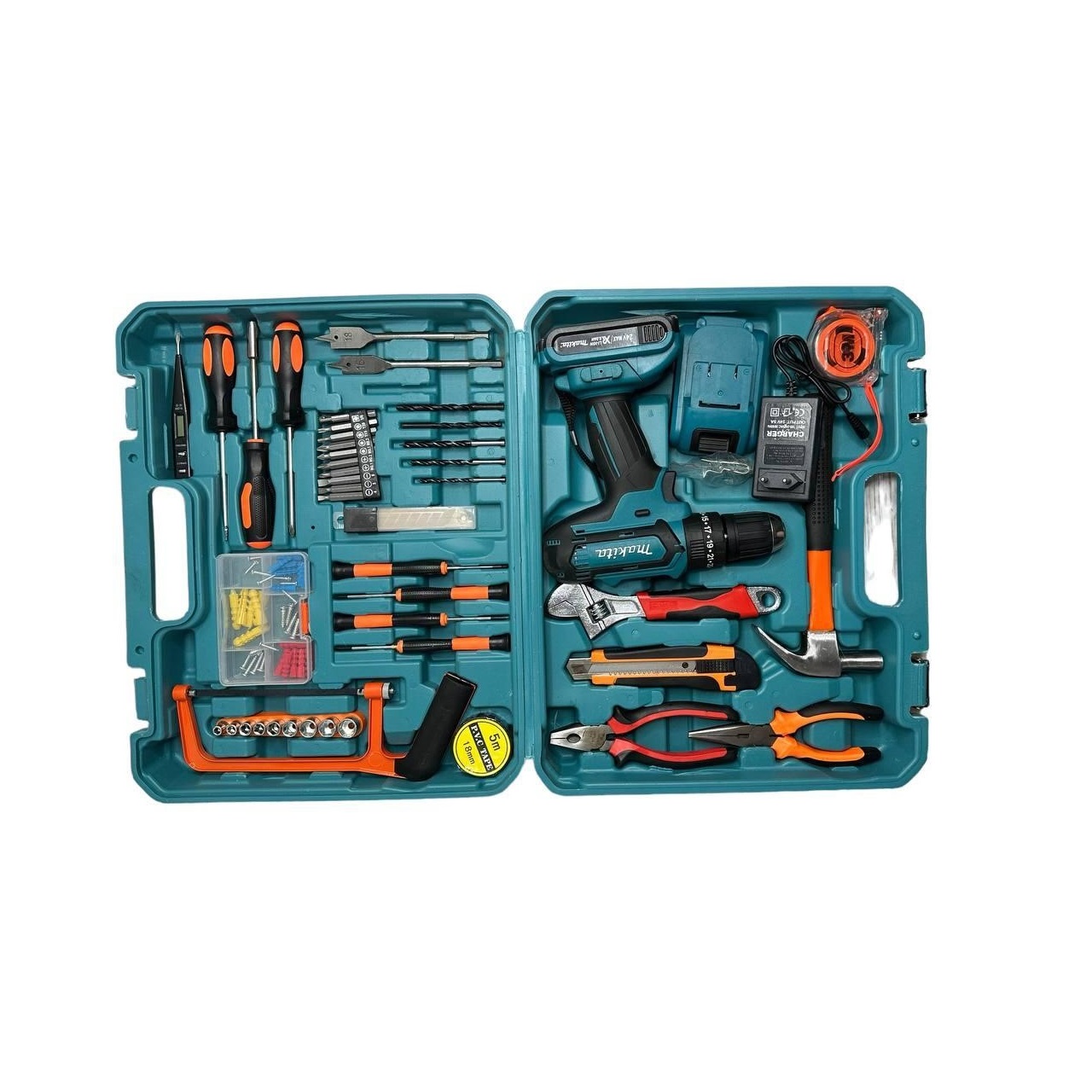 Акумуляторний дриль-шуруповерт DF550DWE 24V 5A/h Li-Ion з набором інструментів 40 предметів - мініатюра 3