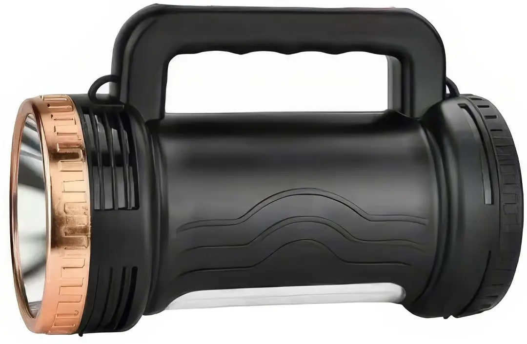 Ручний акумуляторний OK-6118-COB із сонячною батареєю та боковою лампою • Кемпінговий ліхтар OK-6118-COB