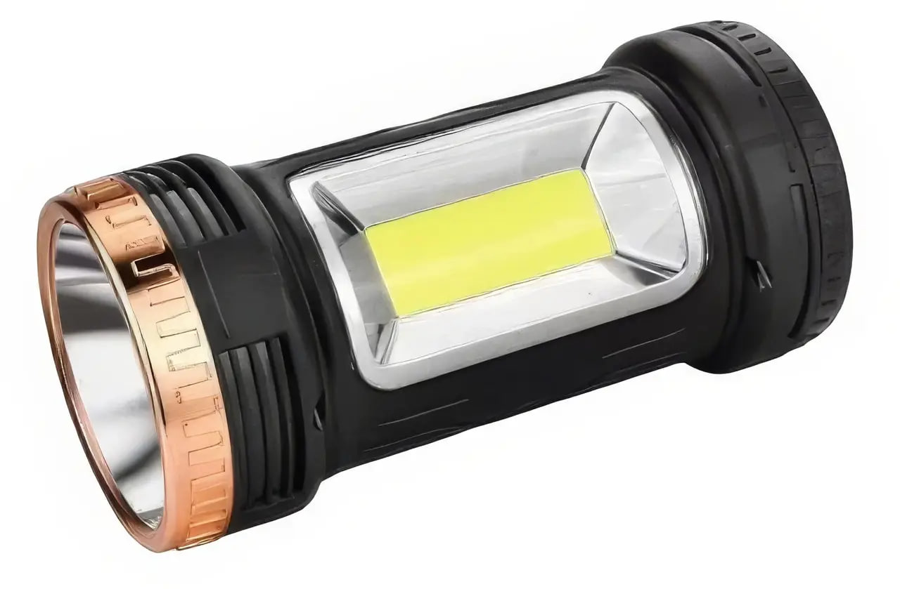 Ручний акумуляторний OK-6118-COB із сонячною батареєю та боковою лампою - мініатюра 6