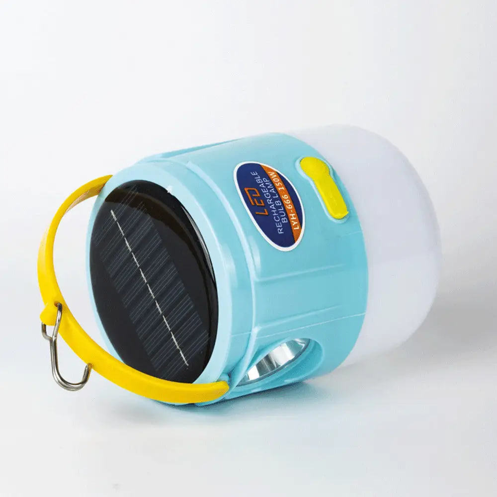 Підвісний акумуляторний ліхтар із сонячною батареєю та USB LD-666 - мініатюра 4