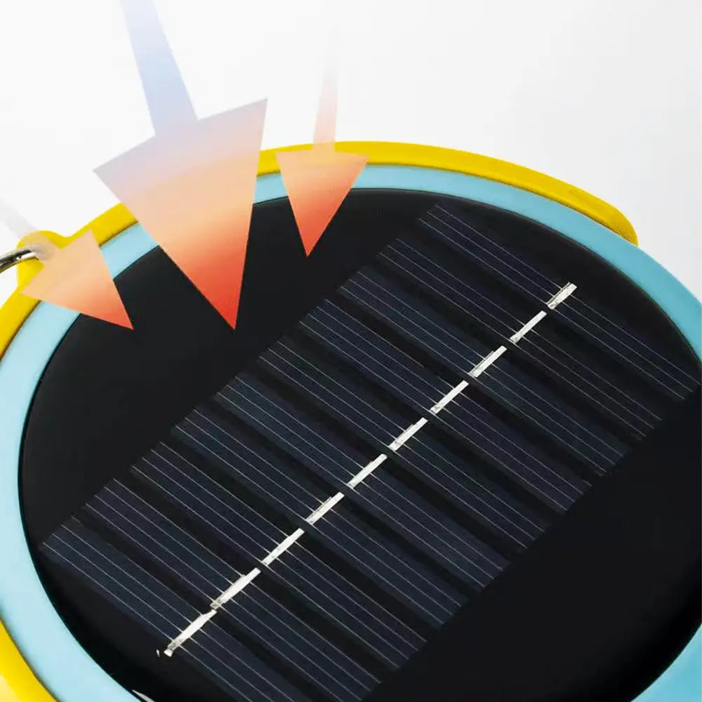 Підвісний акумуляторний ліхтар із сонячною батареєю та USB LD-666 - мініатюра 5