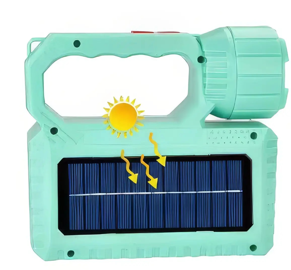 Ліхтар - сонячна зарядна станція LED OK-718S-A з лампочками Power Bank - мініатюра 4