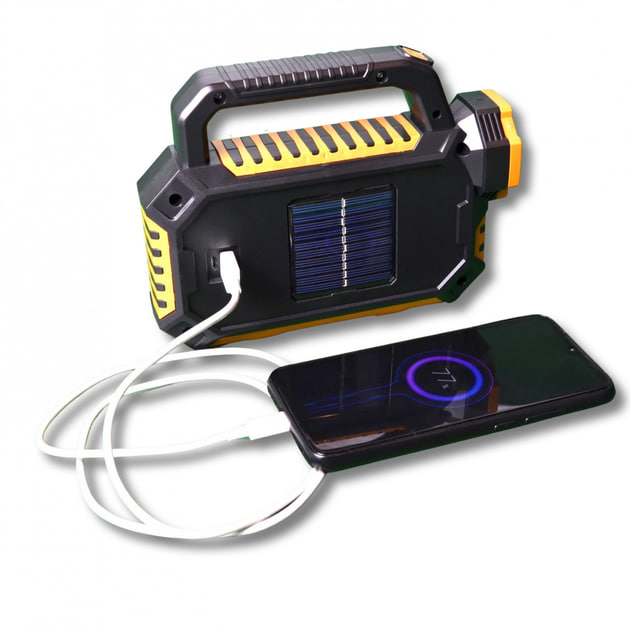 Акумуляторний ліхтар Solar Multi Light Source Portable Lamp BL-HS-8029-7 - мініатюра 6