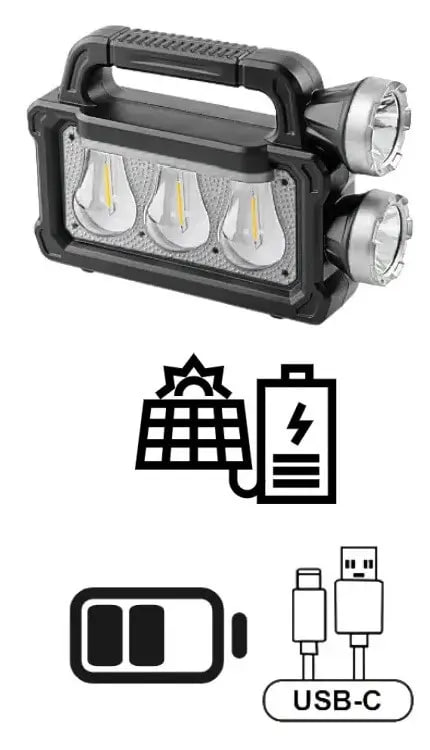 Ручний ліхтар Hurry-bolt Multifunctional Portable Lamp HNB-7718-3W - мініатюра 8