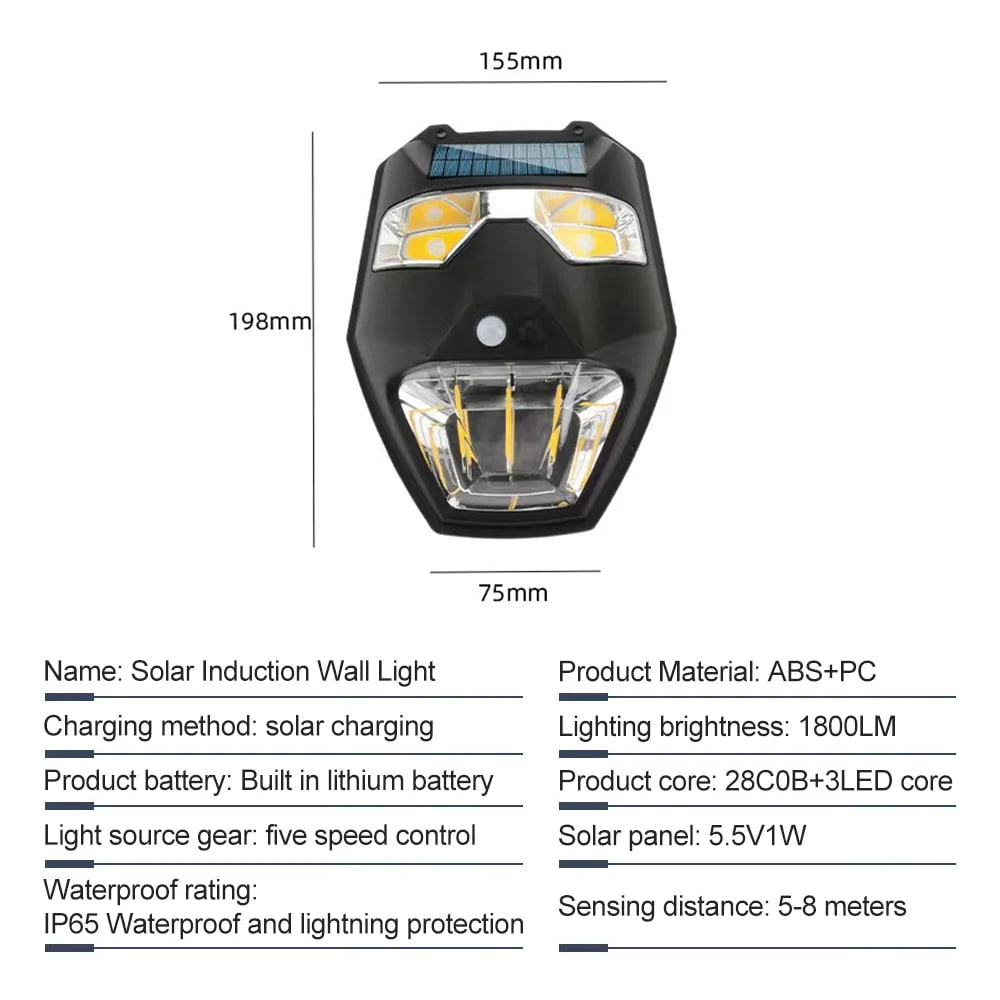 Вуличний ліхтар на сонячних батареях із датчиком руху Animal - мініатюра 6