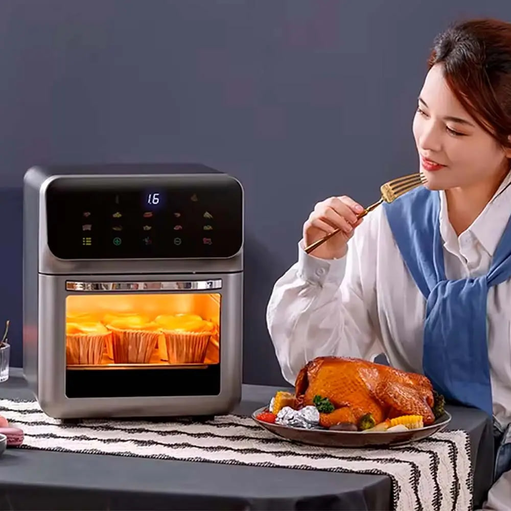 Аерогриль Silver Crest 15 л 3000 Вт для здорового приготування без олії - мініатюра 5