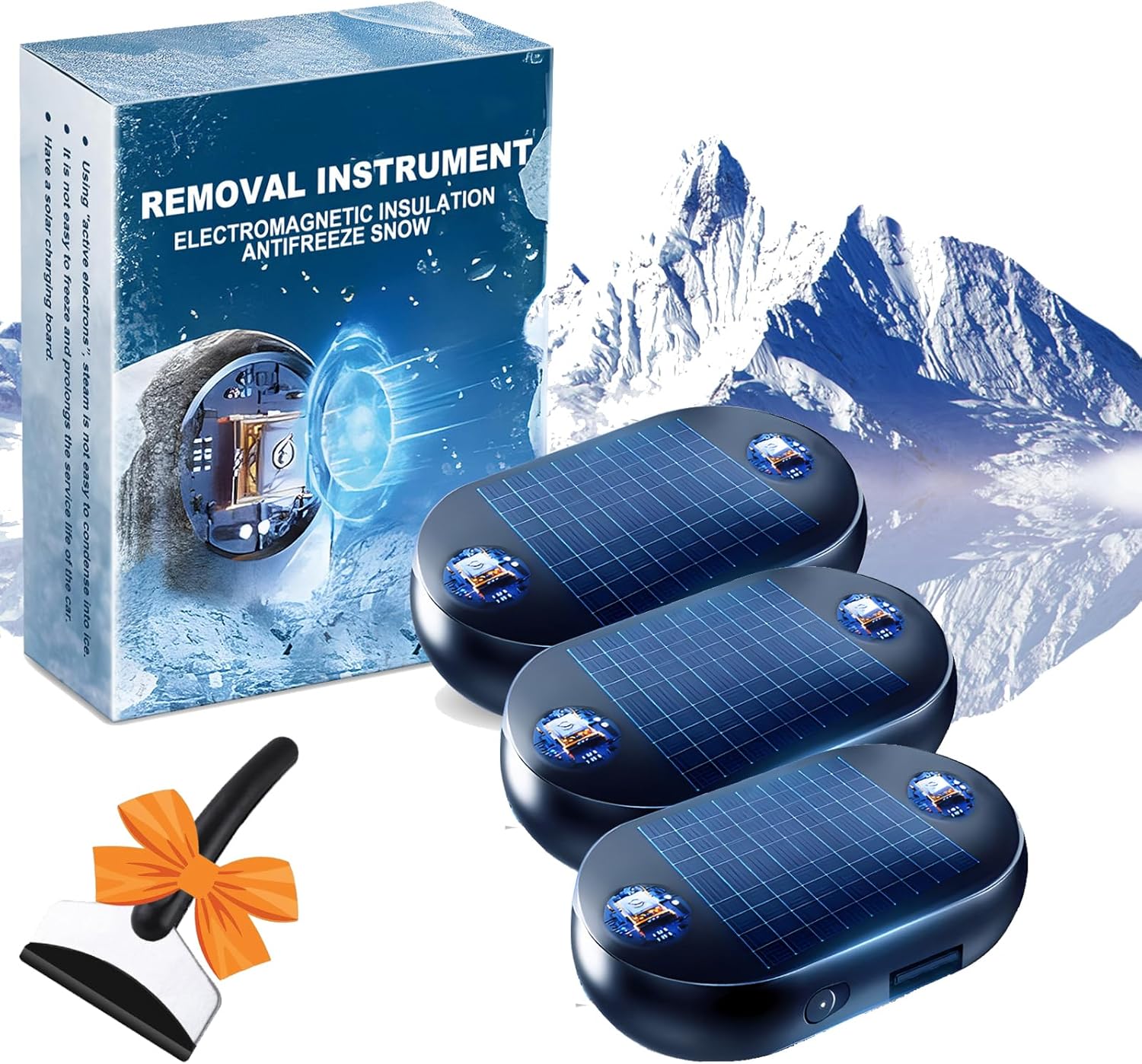 Антифриз пристрій для видалення снігу з автомобіля De Icer ∙ Електромагнітний De Icer молекулярний розморожувач - мініатюра 8