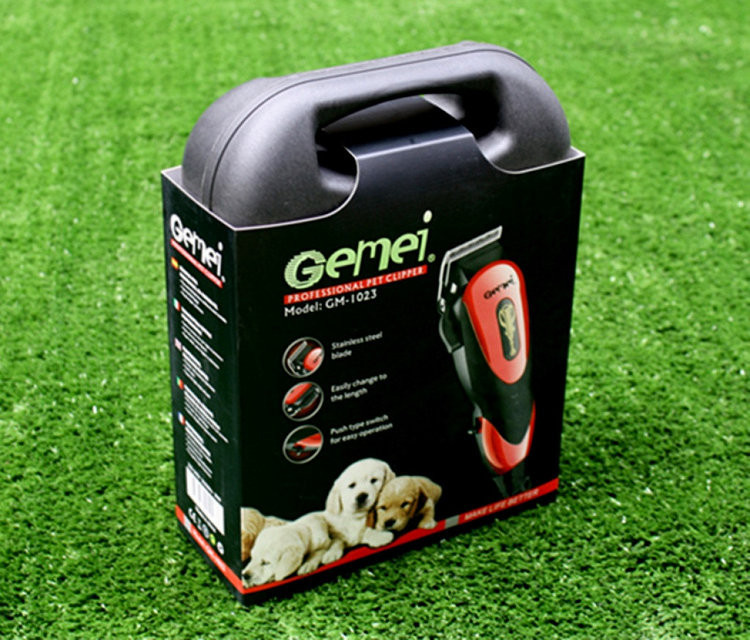 Професійна машинка для стрижки тварин Gemei GM-1023 - мініатюра 2