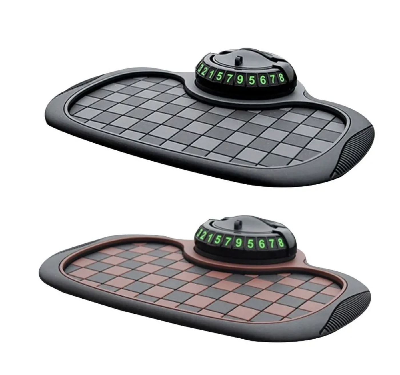 Багатофункціональний автомобільний нековзний килимок 5238 3в1 ∙ Тримач для телефону парковочна табличка та нековзний килимок 5238