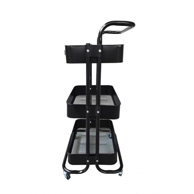 Стелаж етажерка з полицями на колесах Bonro B-023 ∙ Мобільна етажерка для дому B-023 - мініатюра 4