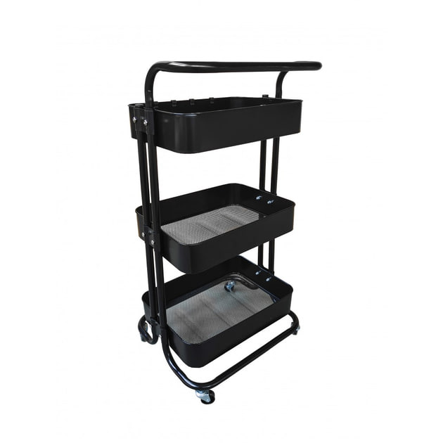 Стелаж етажерка з полицями на колесах Bonro B-023 ∙ Мобільна етажерка для дому B-023 - мініатюра 5