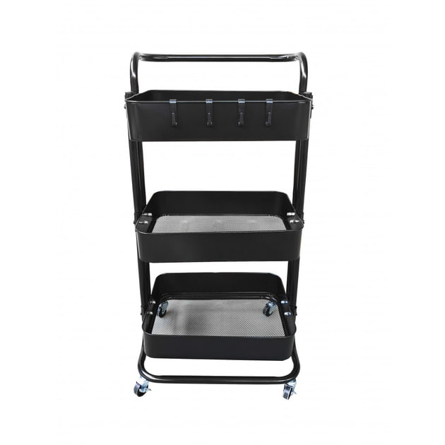 Стелаж етажерка з полицями на колесах Bonro B-023 ∙ Мобільна етажерка для дому B-023 - мініатюра 7