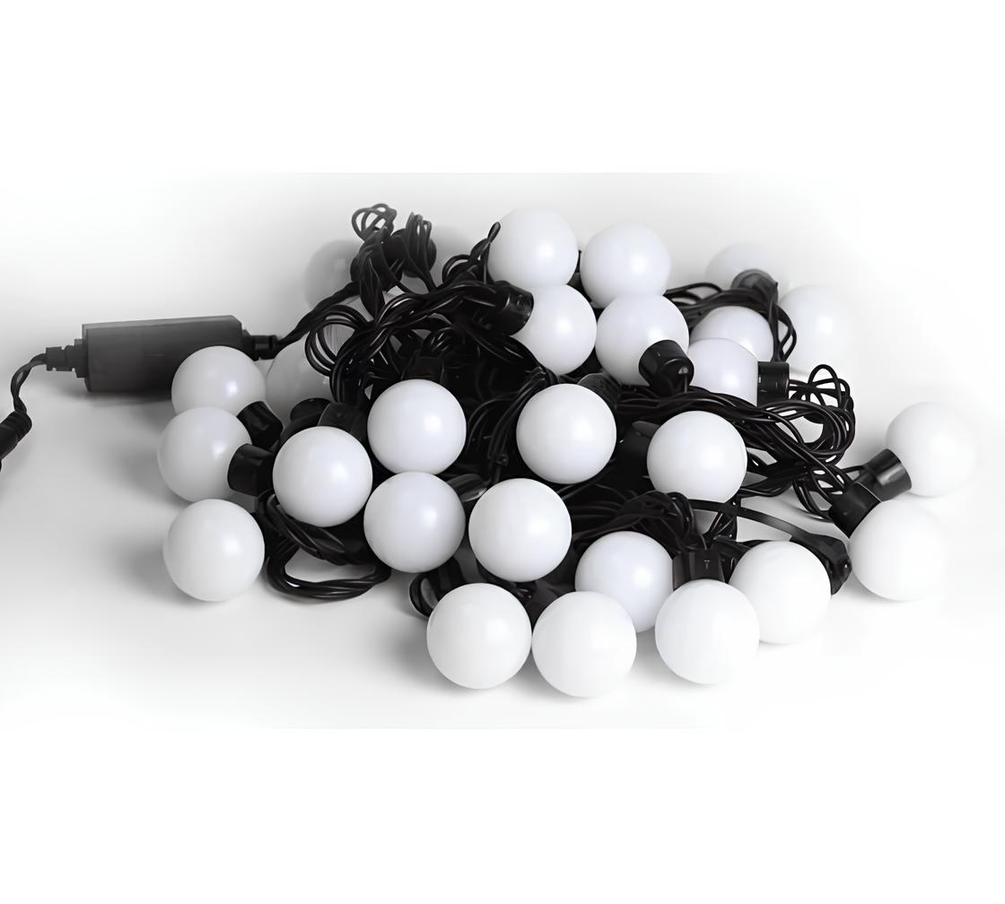 Вулична світлодіодна гірлянда «LED-куля» з діаметром кульок 5 м ∙ Провід гірлянда кульки 5M 50LED МІКС