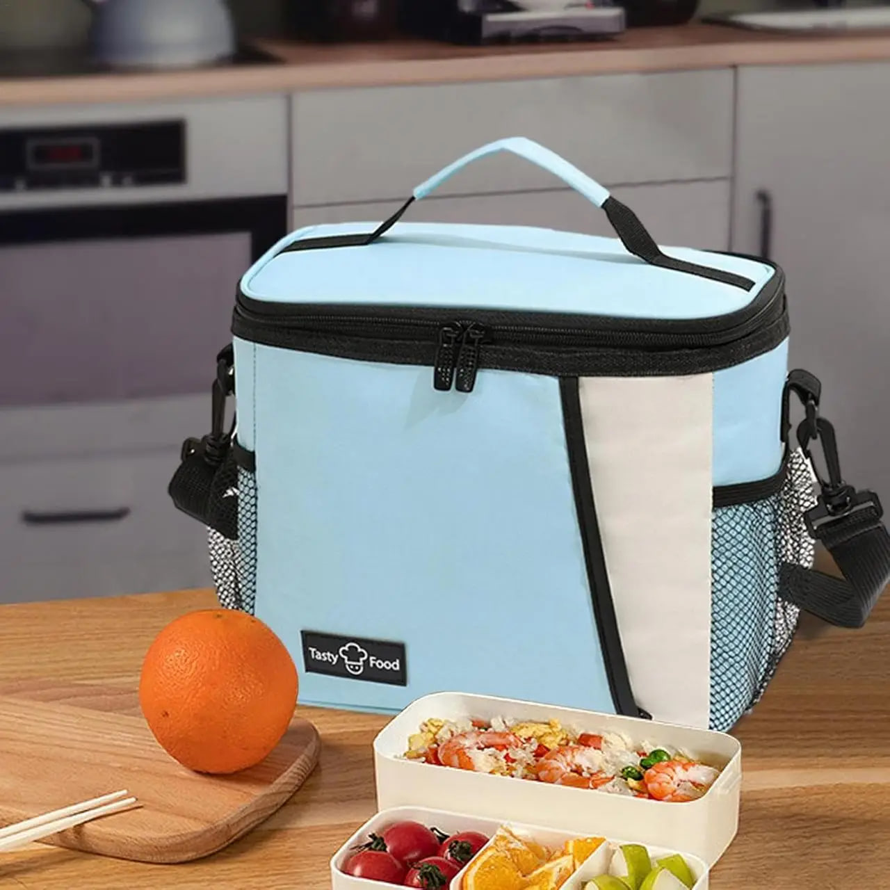 Термосумка з ручкою через плече XL-1042 для відпочинку ∙ Сумка-холодильник XL-1042 для пікніка - мініатюра 5