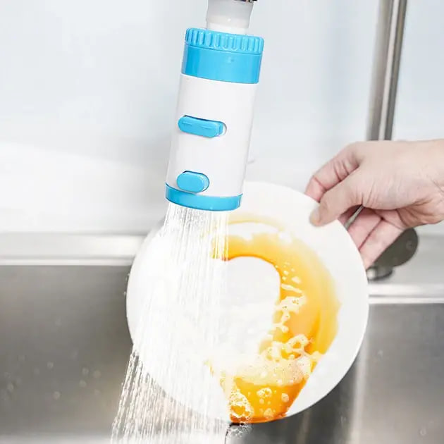 Багатофункціональна насадка для змішувача з дозатором миючого засобу YH-01 ∙ Насадка-удовжувач багатофункціональна для змішувача YH-01 - мініатюра 6