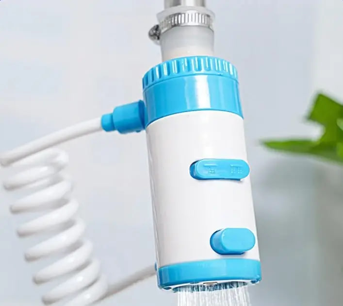 Багатофункціональна насадка для змішувача з дозатором миючого засобу YH-01 ∙ Насадка-удовжувач багатофункціональна для змішувача YH-01 - мініатюра 9