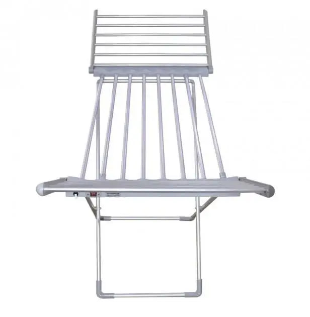 Електрична сушарка для білизни підлогова розкладна 230 Вт ∙ Сушарка для одягу з підігрівом складна алюмінієва - мініатюра 5