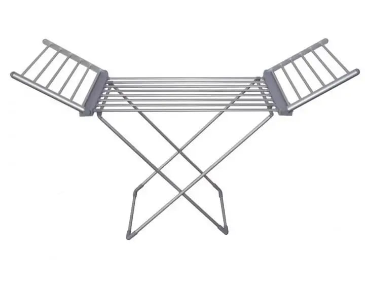 Електрична сушарка для білизни підлогова розкладна 230 Вт ∙ Сушарка для одягу з підігрівом складна алюмінієва - мініатюра 6