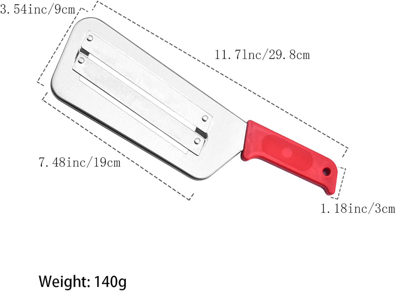 Ніж-топорик слайсер для нарізки капусти та овочів ∙ Ніж для шинкування капусти UNIQUE - мініатюра 4