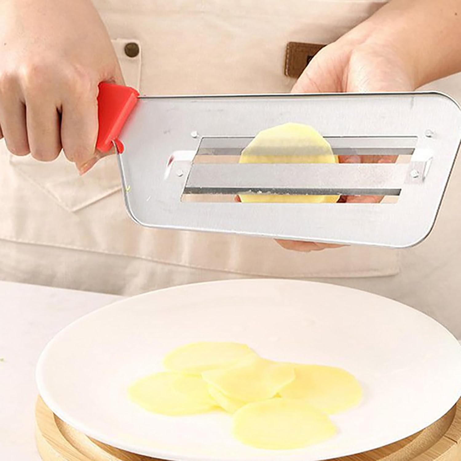 Ніж-топорик слайсер для нарізки капусти та овочів ∙ Ніж для шинкування капусти UNIQUE - мініатюра 7