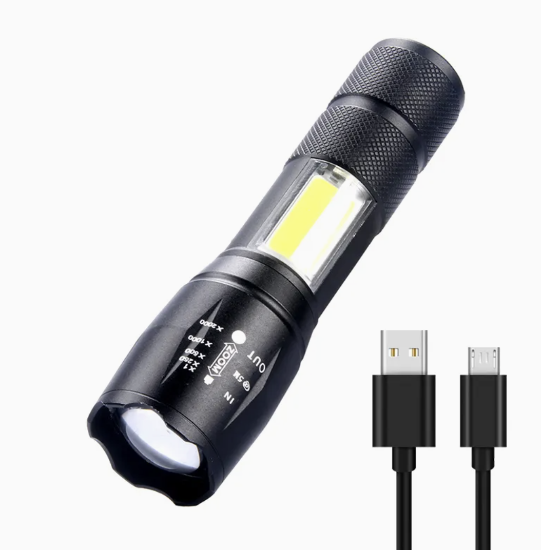 Ліхтар ручний BAILONG BL-29-T6 USB MICRO CHARGE ∙ Тактичний водонепроникний ліхтар BAILONG BL-29-T6 - мініатюра 3
