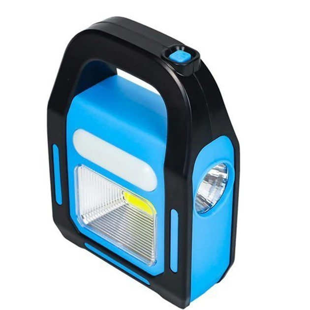 Ліхтар BL-925 акумуляторний з сонячною панеллю ∙ Багатофункціональний компактний світлодіодний ліхтар BL-925 - мініатюра 2