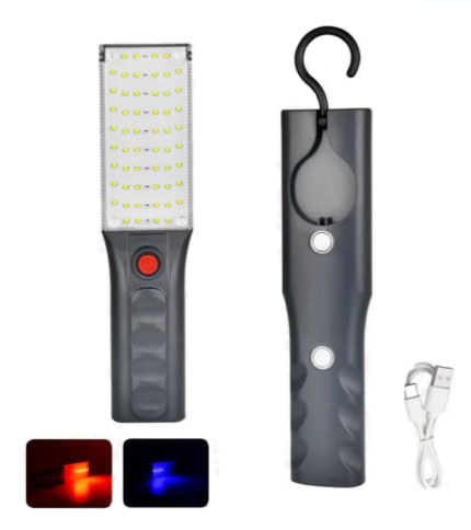 Портативний світлодіодний ліхтарик TORCH ZJ-1258 з гачком для підвішування ∙ Світлодіодний ліхтарик ZJ-1258