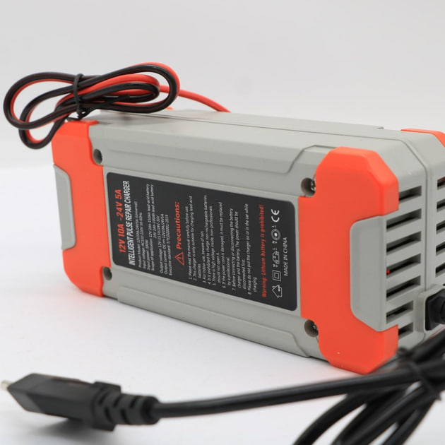 Універсальний зарядний пристрій BC 8A 12V/24V для автомобільних та мотоциклетних акумуляторів ∙ Зарядний пристрій для акумулятора BATTERY CHARGER 8A 12V/24V - мініатюра 8