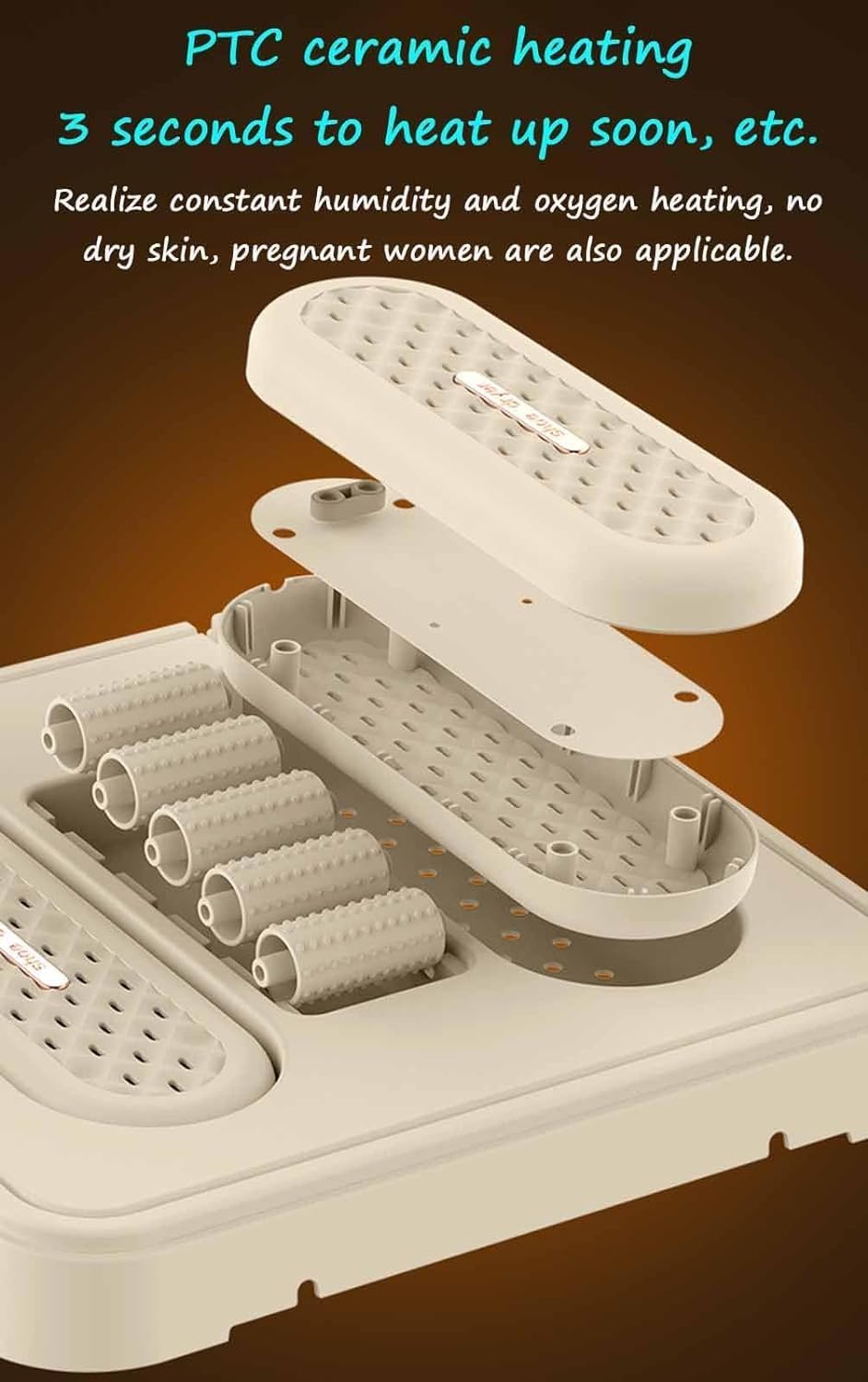 Сушарка для взуття + грілка для ніг + масажер 3 в 1 XL-1146 ∙ Універсальний пристрій для сушіння та догляду за ногами XL-1146 - мініатюра 3