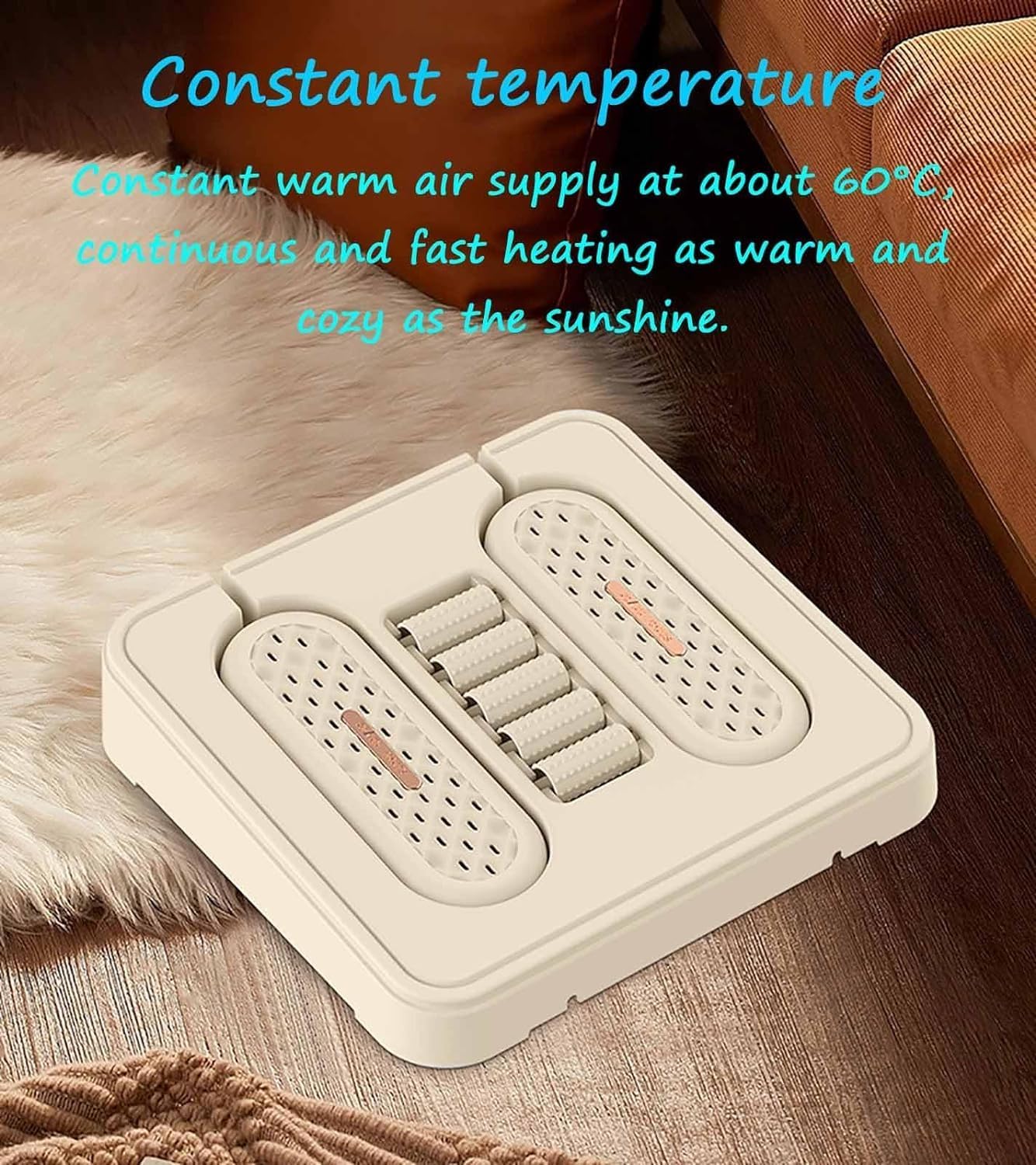 Сушарка для взуття + грілка для ніг + масажер 3 в 1 XL-1146 ∙ Універсальний пристрій для сушіння та догляду за ногами XL-1146 - мініатюра 7