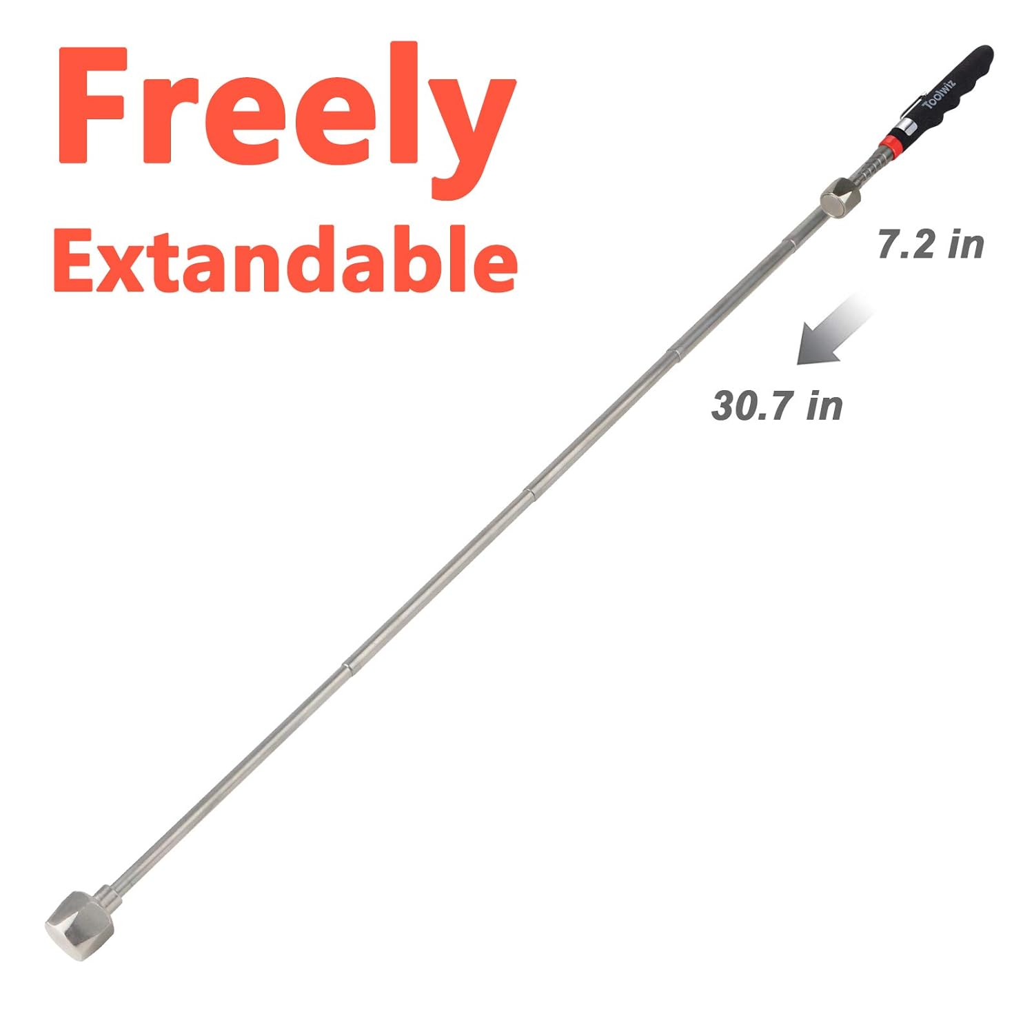 Магніт на телескопічному подовжувачі з підсвіткою ∙ Телескопічний магнітний маніпулятор з LED-підсвіткою - мініатюра 3