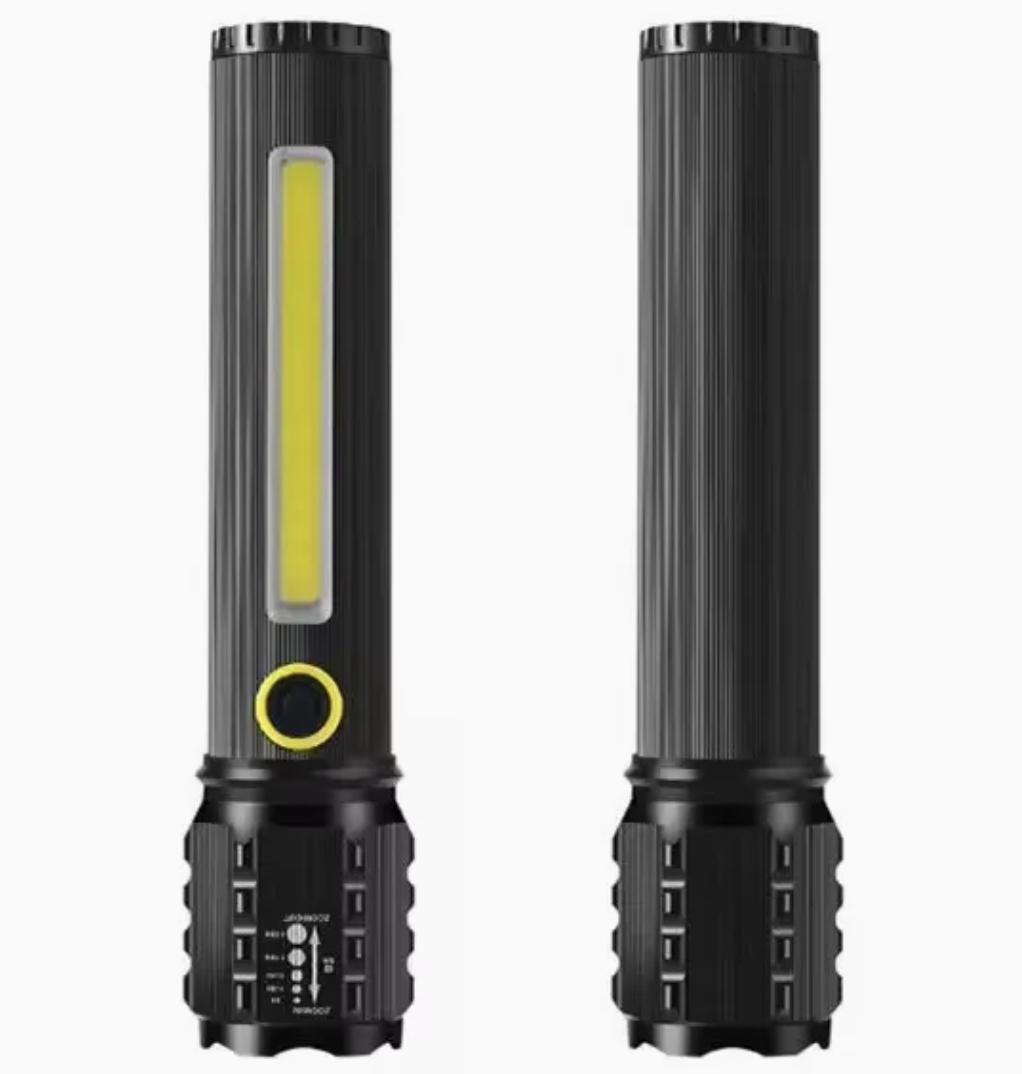 Ручний ліхтар із боковим підсвічуванням BL C63 COB+USB Charge ∙ Ліхтарик ручний BL-C63 COB із USB-зарядкою - мініатюра 4