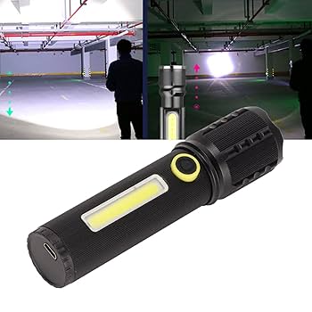 Ручний ліхтар із боковим підсвічуванням BL C63 COB+USB Charge ∙ Ліхтарик ручний BL-C63 COB із USB-зарядкою - мініатюра 5