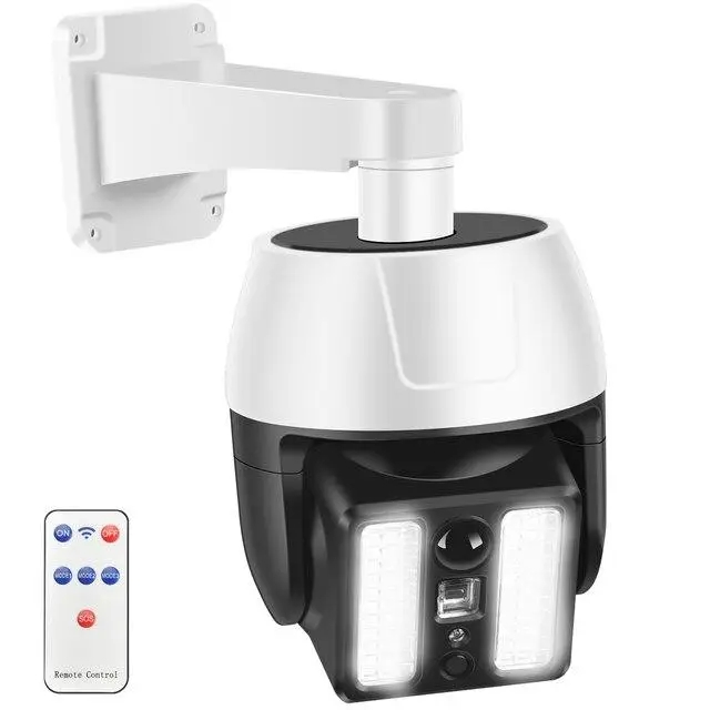 Уличний світлодіодний ліхтар муляж камери HW-5118-1 44 SMD з реакцією на рух ∙ Камера-обманка HW-5118-1 з лампою та реакцією на рух - мініатюра 5