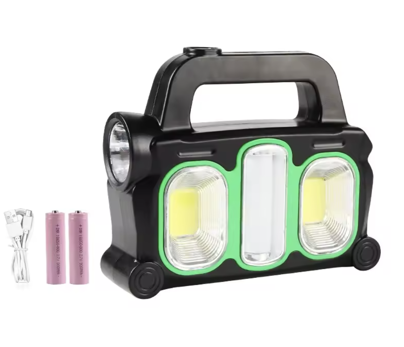 Ліхтар ручний аварійний акумуляторний Hurry-bolt HB-6169 ∙ Переносний ліхтар HB-6169 з сонячною панеллю