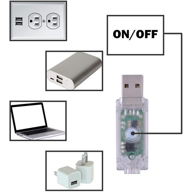 Штора гірлянда 300л 3×3 USB + пульт 4543 ∙ Світлодіодна водонепроникна гірлянда-штора 3×3 м 79-30 - мініатюра 3
