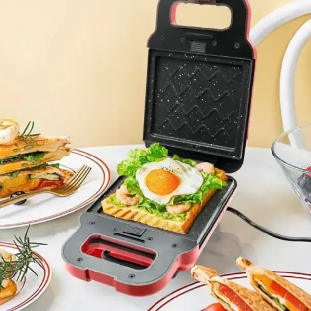 Електрична сандвіч-машина Breakfast Machine ∙ Сандвіч-машина Breakfast Machine 600 Вт 2 сандвічі - мініатюра 2