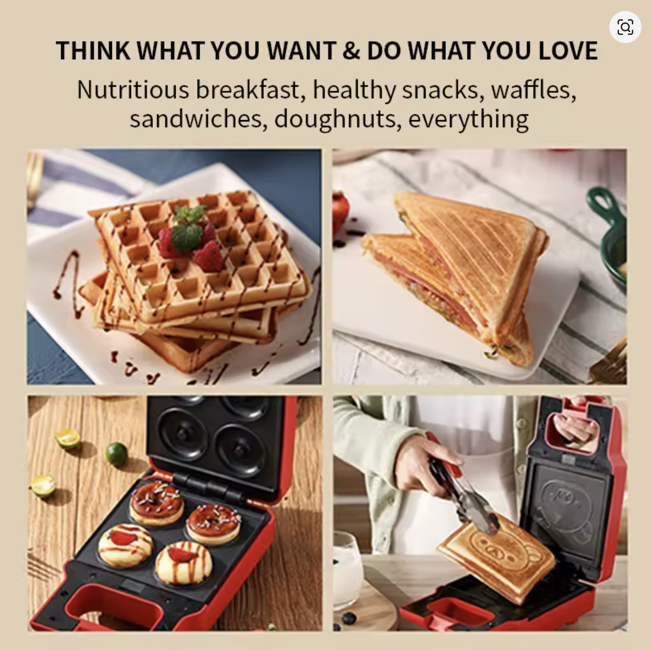 Електрична сандвіч-машина Breakfast Machine ∙ Сандвіч-машина Breakfast Machine 600 Вт 2 сандвічі - мініатюра 7