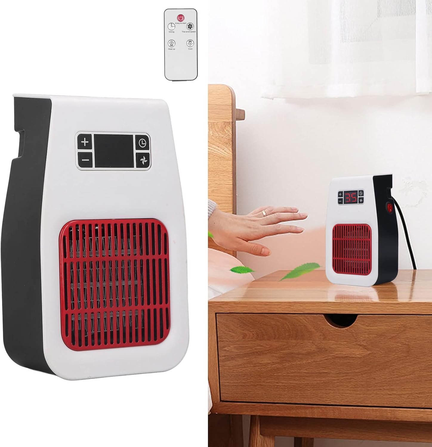 Керамічний обігрівач PH-8006 на 900W ∙ Електричний компактний обігрівач PH-8006 для дому та офісу - мініатюра 3