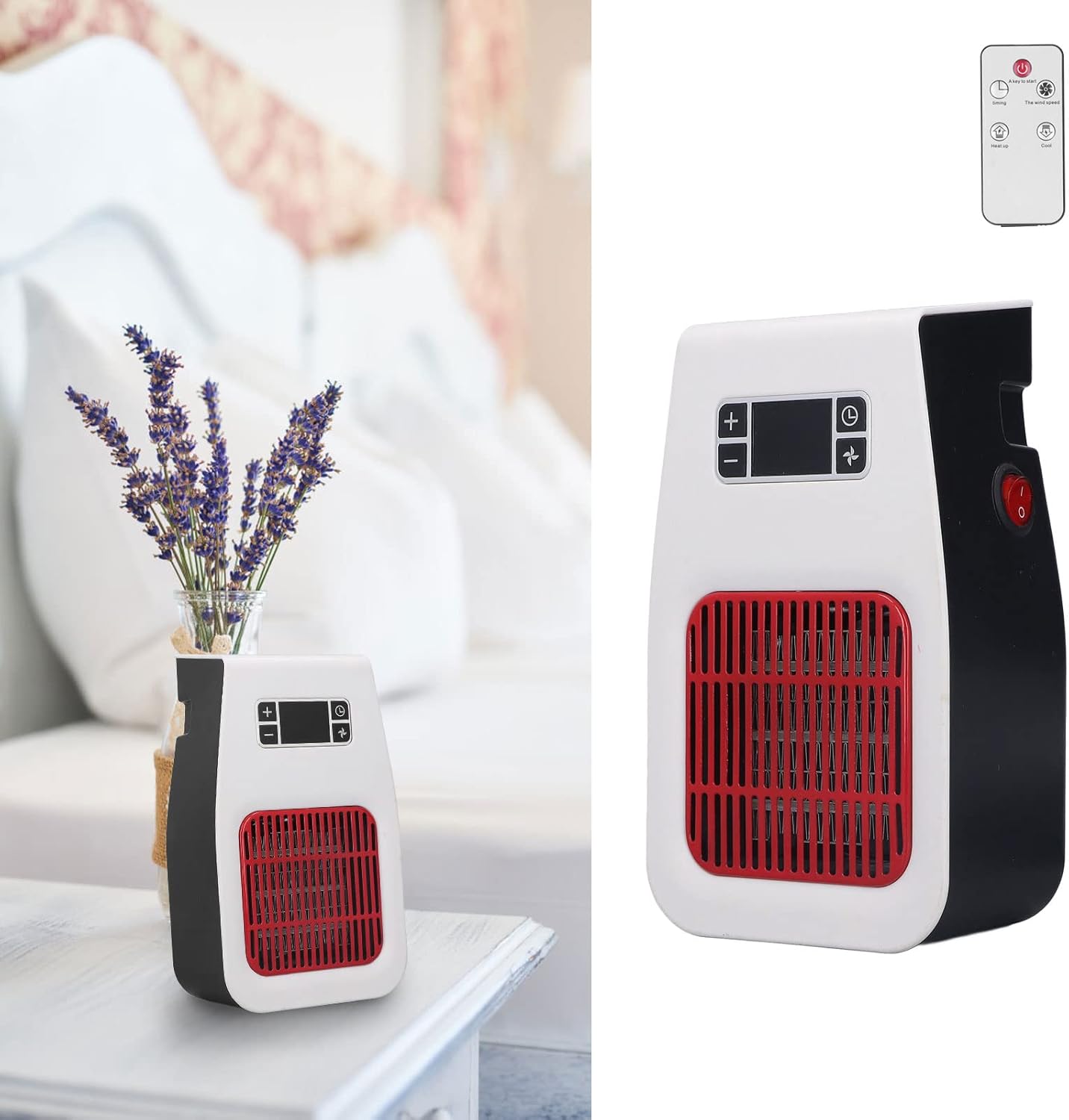 Керамічний обігрівач PH-8006 на 900W ∙ Електричний компактний обігрівач PH-8006 для дому та офісу - мініатюра 4