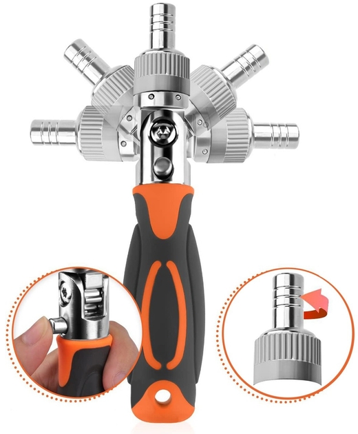 Набір викруток із тріщоткою багатофункціональний ручний інструмент 68 в 1 Torx RATCHET ∙ Універсальний набір ручного інструменту Torx RATCHET - мініатюра 4